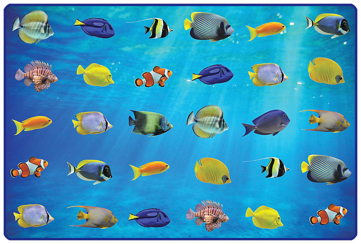 Friendly Fish Seating Classroom Rug