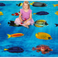 Friendly Fish Seating Classroom Rug, view 2