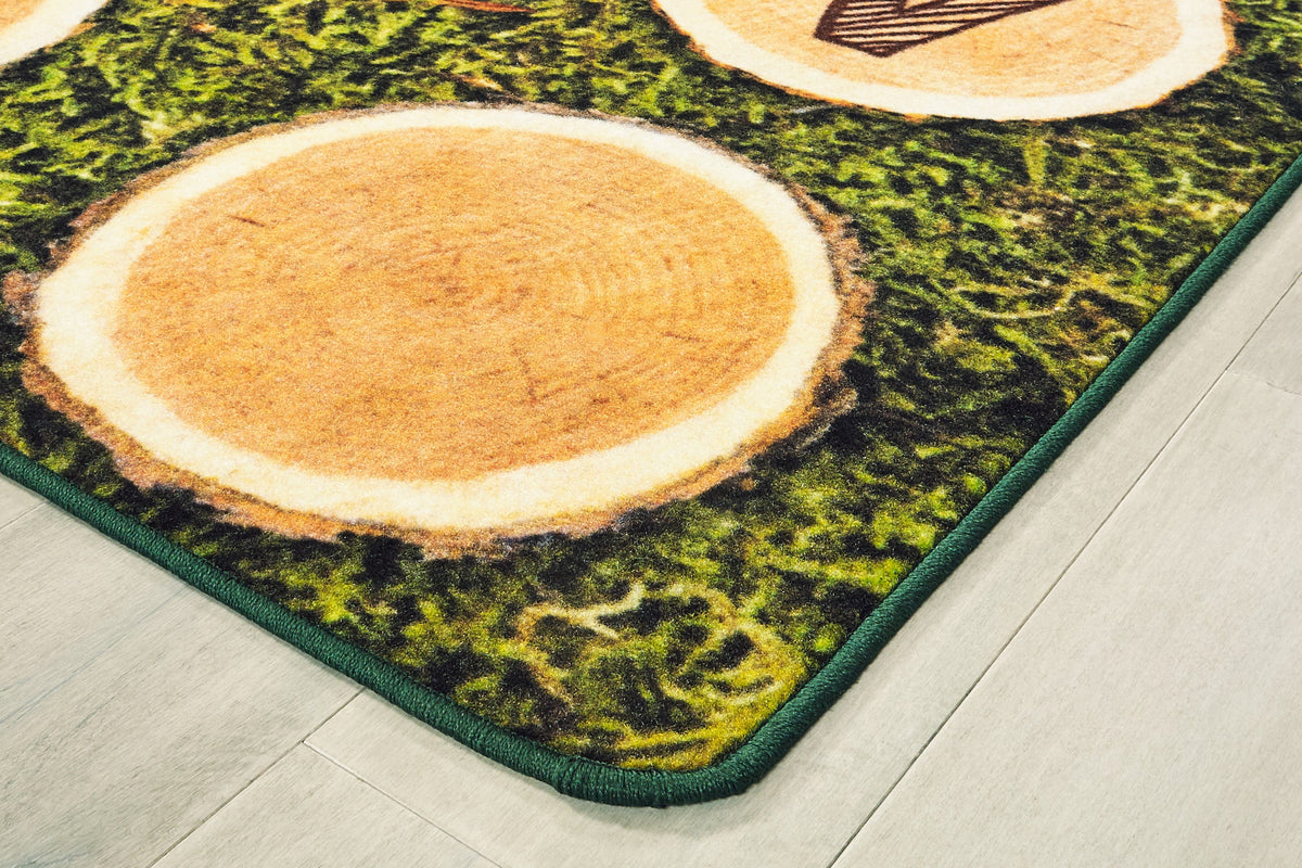 Alphabet Tree Rounds Seating Classroom Rug, view 2