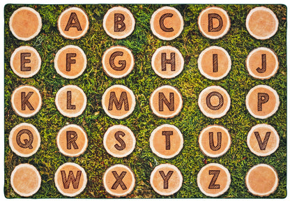 Alphabet Tree Rounds Seating Classroom Rug