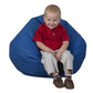 Round Bean Bag Chair for Classrooms, Blue / 26"