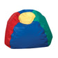 Round Bean Bag Chair for Classrooms, Rainbow / 26"