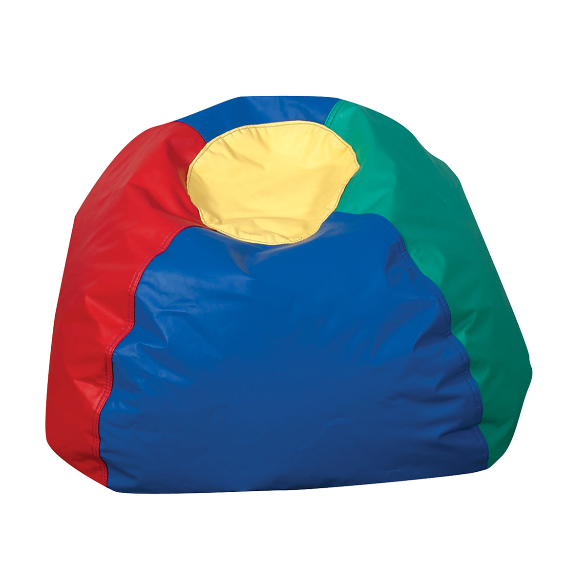 Round Bean Bag Chair for Classrooms, Rainbow / 26"