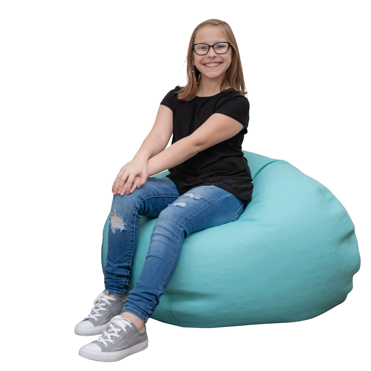 Round Bean Bag Chair for Classrooms, view 19