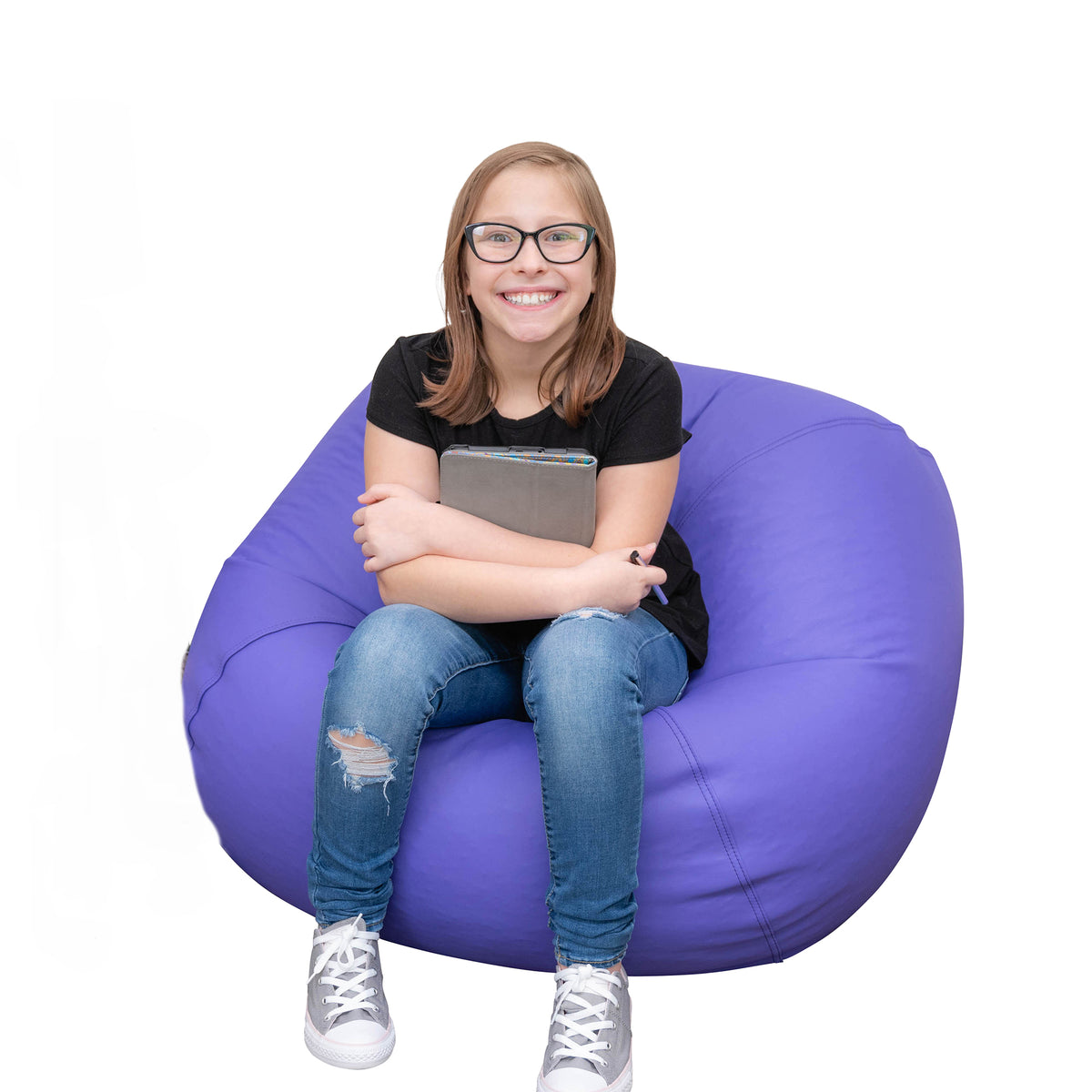 Round Bean Bag Chair for Classrooms, view 15