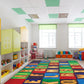 Rustic Wood Literacy Seating Primary Classroom Rug, view 3