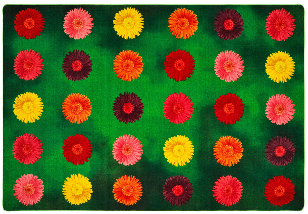 Flower Power Seating Classroom Rug