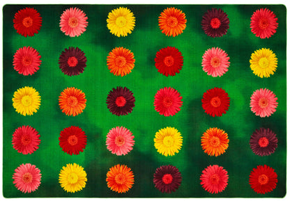 Flower Power Seating Classroom Rug