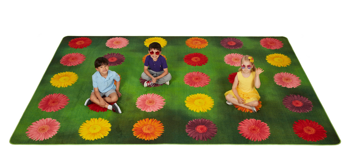 Flower Power Seating Classroom Rug, view 5