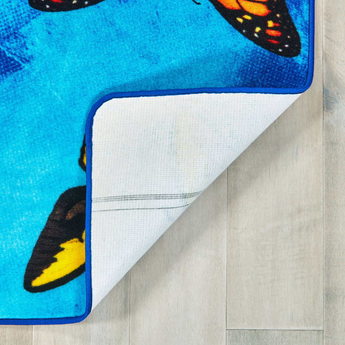 Beautiful Butterfly Seating Classroom Rug, view 5