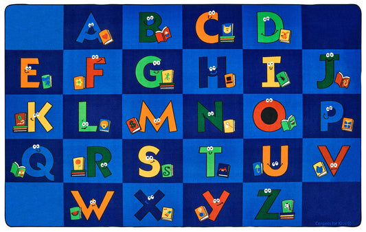 Reading Letters Library Classroom Rug