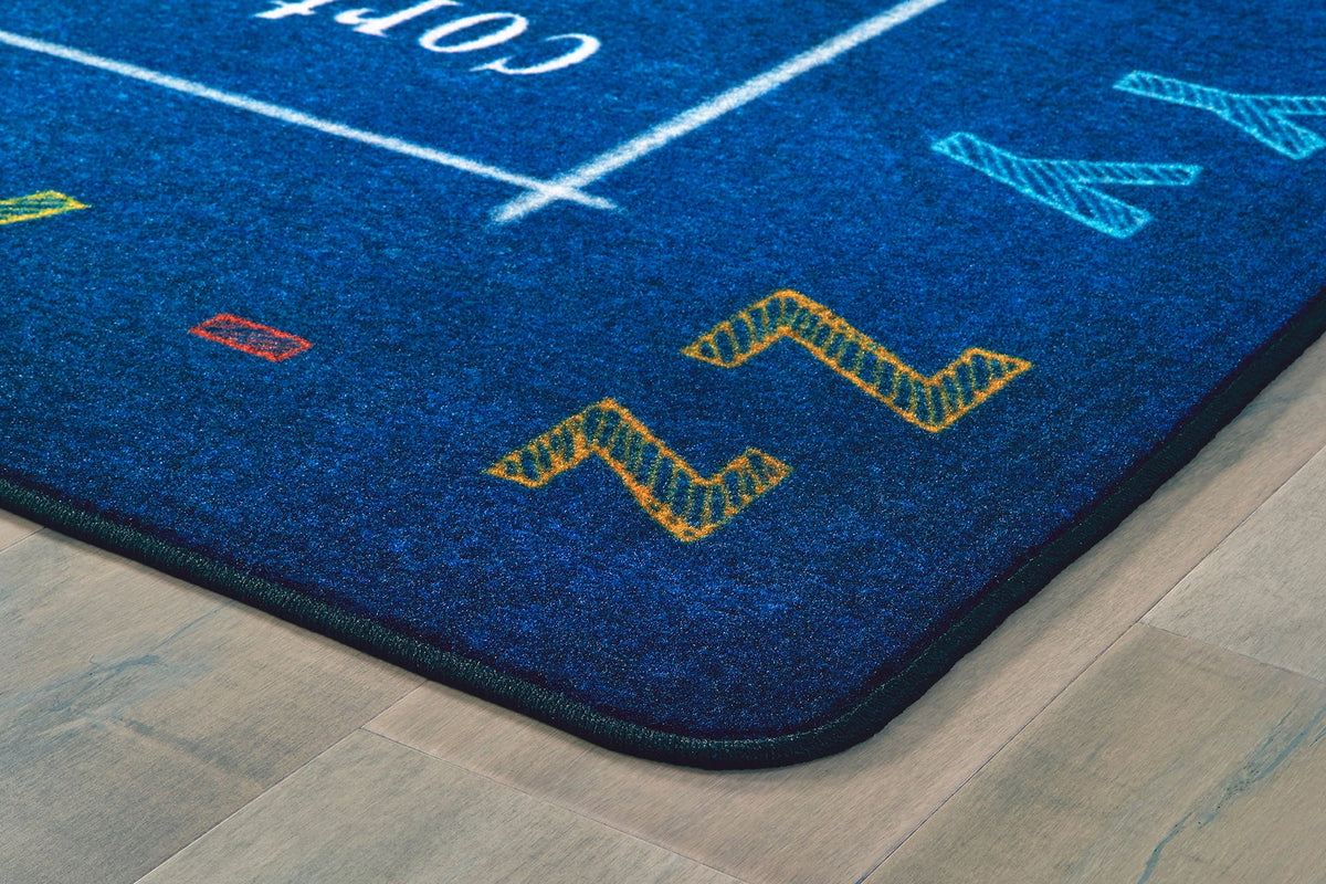 Choose Kind Blue Classroom Rug, view 2