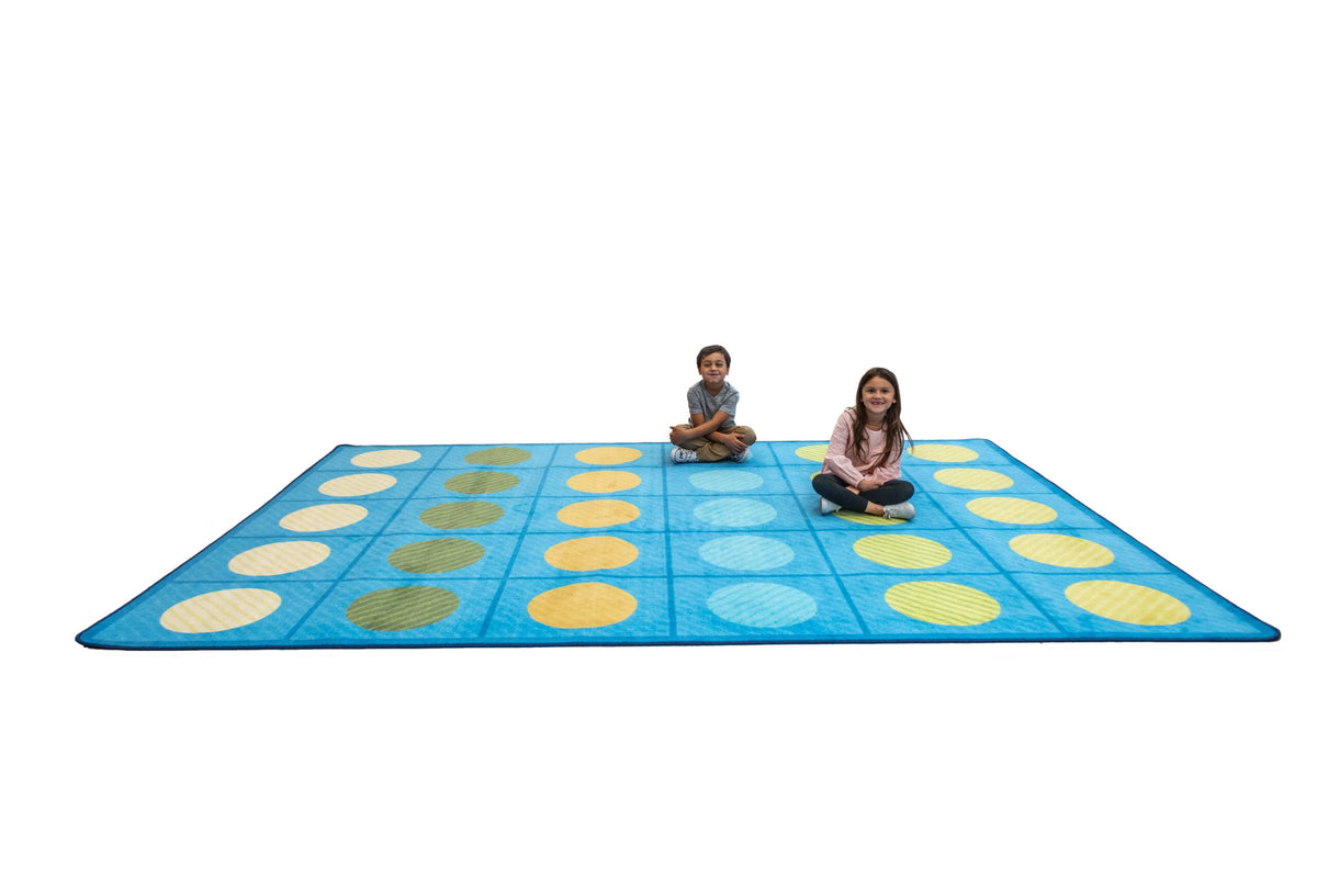 Calming Colors Open Seating Classroom Rug, view 3
