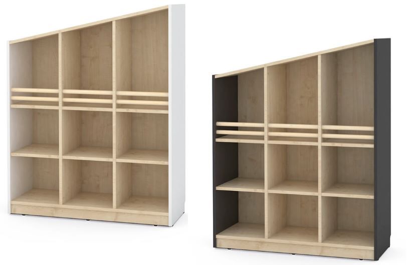 FLO Tall Display Cabinet, Right Facing by NOVUM