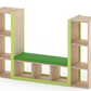 Bookcase with Cushioned Bench Seat by NOVUM