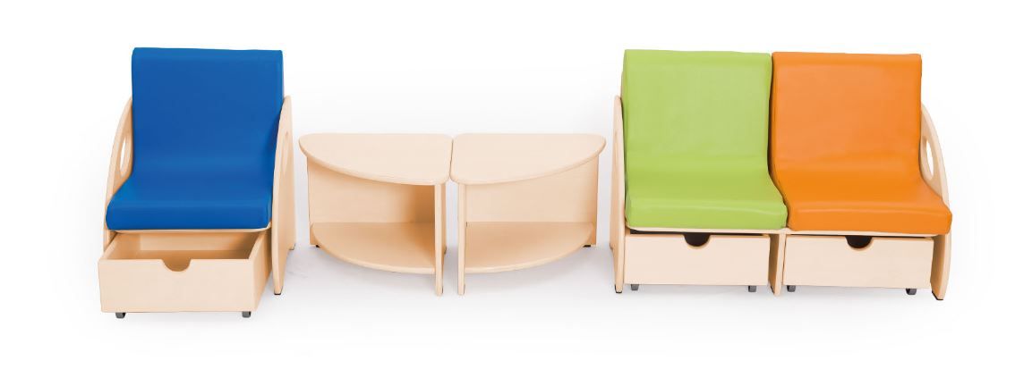 Low Wooden Armchair for Kids by NOVUM
