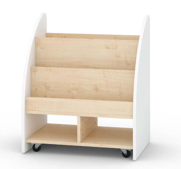 Mobile Two-Sided Bookcase by NOVUM