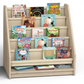 Low Bookcase with Fabric Partitions by NOVUM