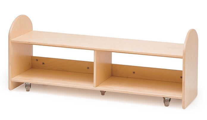 Mobile Toddler Bench with Floor Cushions by NOVUM