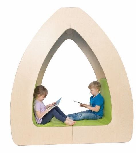 Reading Oasis House with Shelves and Seats by NOVUM
