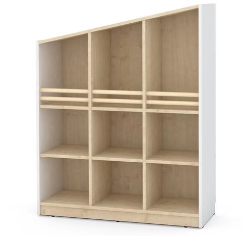 FLO Tall Display Cabinet, Right Facing by NOVUM