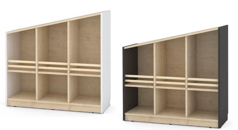 FLO Low Display Cabinet, Right Facing by NOVUM