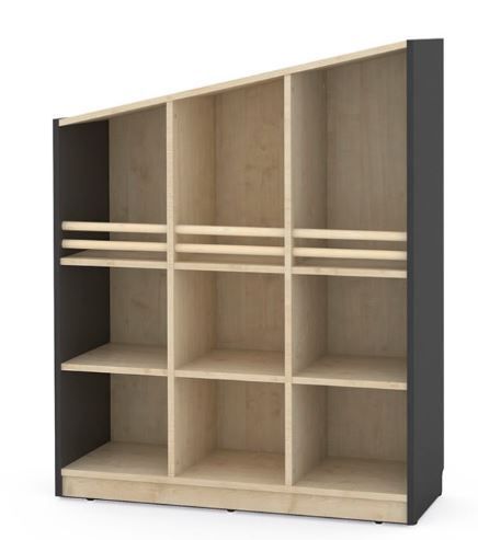 FLO Tall Display Cabinet, Right Facing by NOVUM