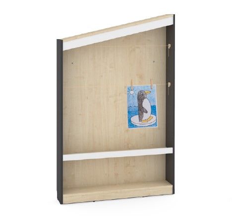 FLO Artwork Display Cabinet, Right Facing by NOVUM