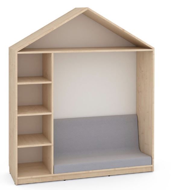 Cottage Bookcase Reading Nook by NOVUM
