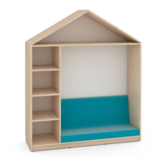 Cottage Bookcase Reading Nook by NOVUM