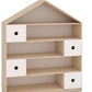 Cottage Storage Unit with Shelves and Cubbies by NOVUM
