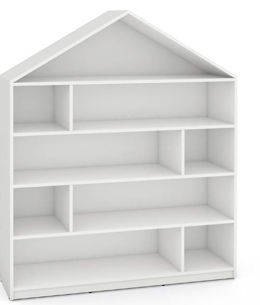 Cottage Storage Unit with Shelves and Cubbies by NOVUM