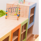 House Divider Cubby Shelf, Green by NOVUM