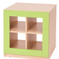 House Divider Cubby Shelf, Green by NOVUM