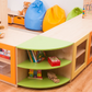 House Divider Corner Shelf, Green by NOVUM