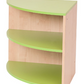 House Divider Corner Shelf, Green by NOVUM