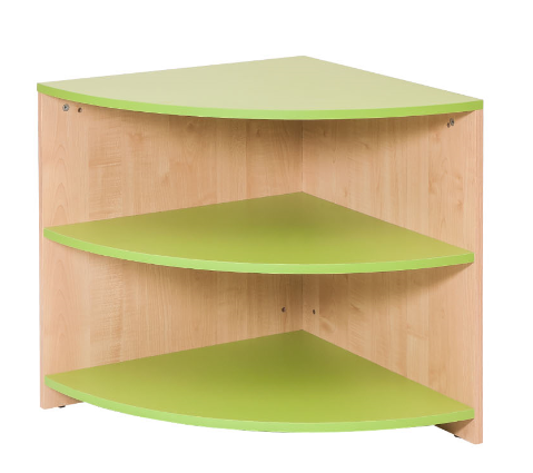 House Divider Corner Shelf, Green by NOVUM