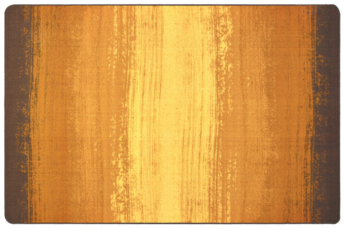 Earth Tone Stripes Classroom Rug