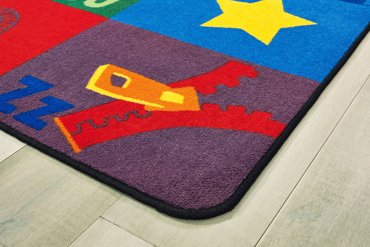 Sequential Seating Literacy Classroom Rug, view 2