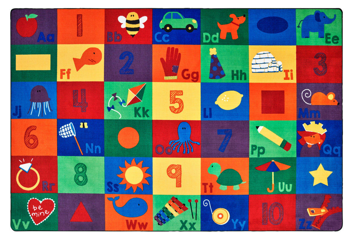 Sequential Seating Literacy Classroom Rug