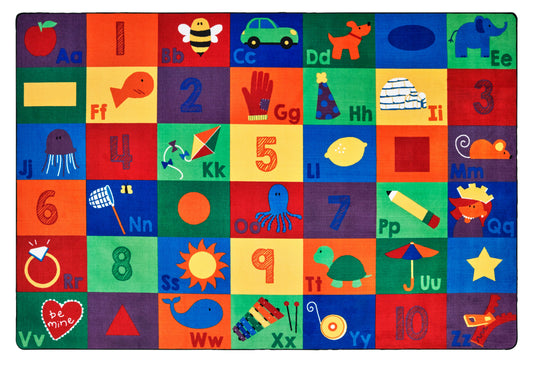 Sequential Seating Literacy Classroom Rug