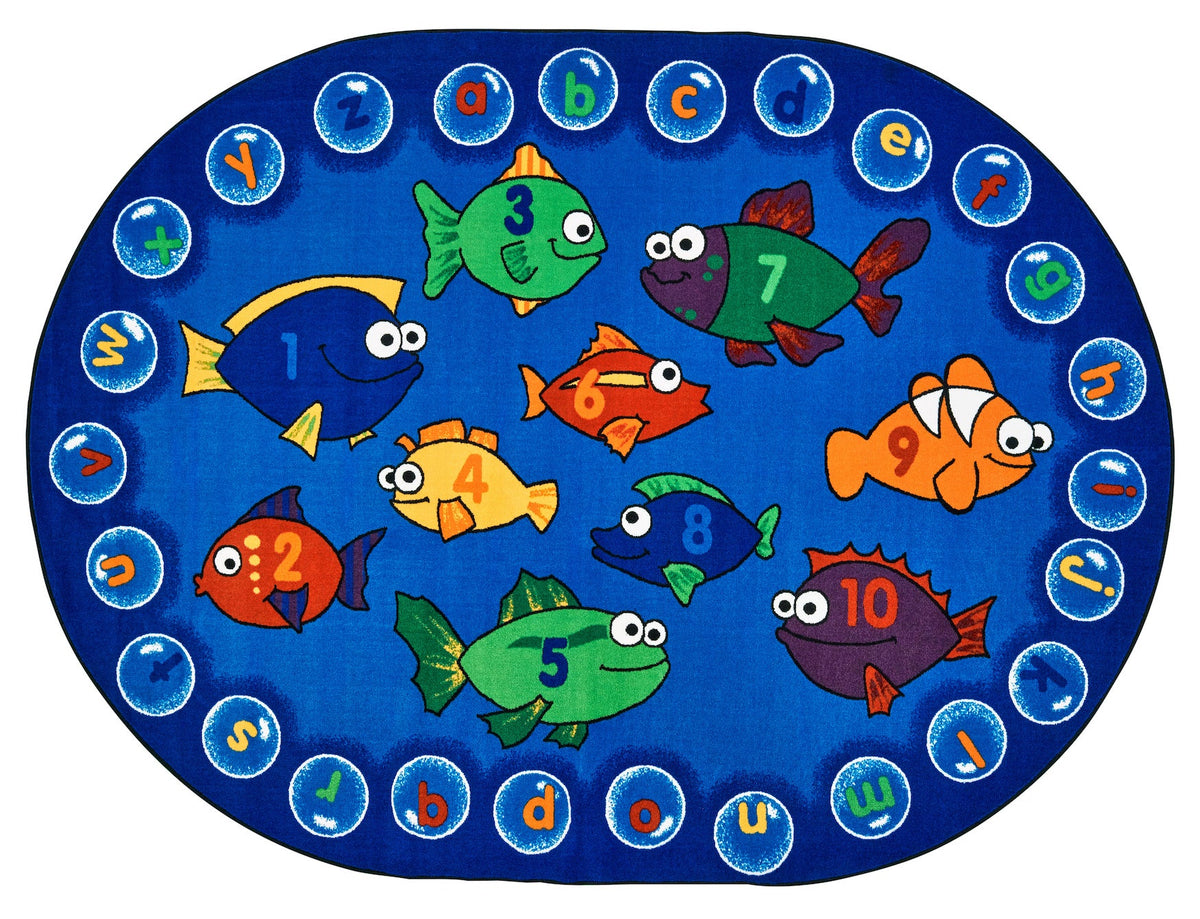 Fishing for Literacy Classroom Rug