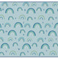 KIDSoft Rainbows Literacy Blue Classroom Rug