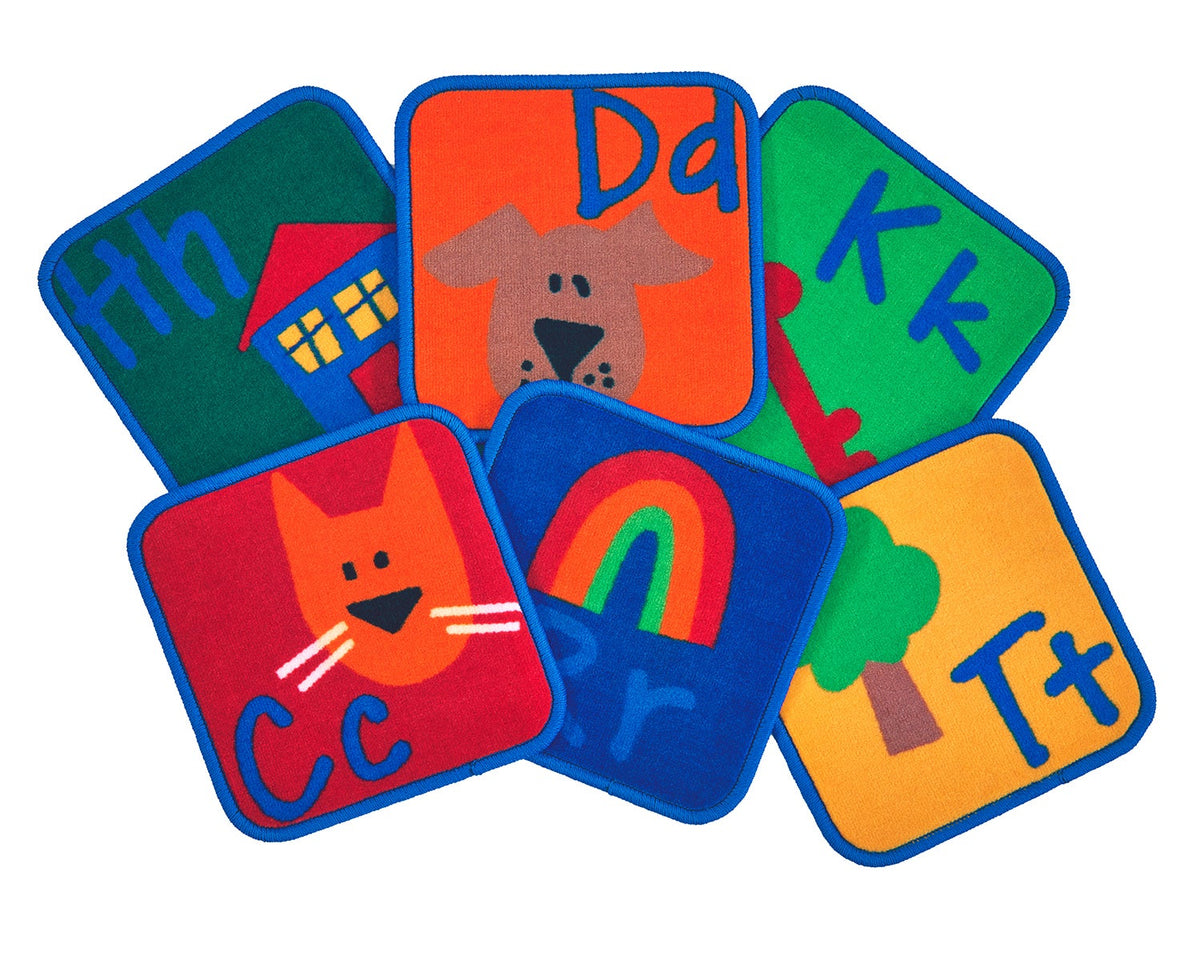Learning Blocks Primary Alphabet Seating Squares, view 2