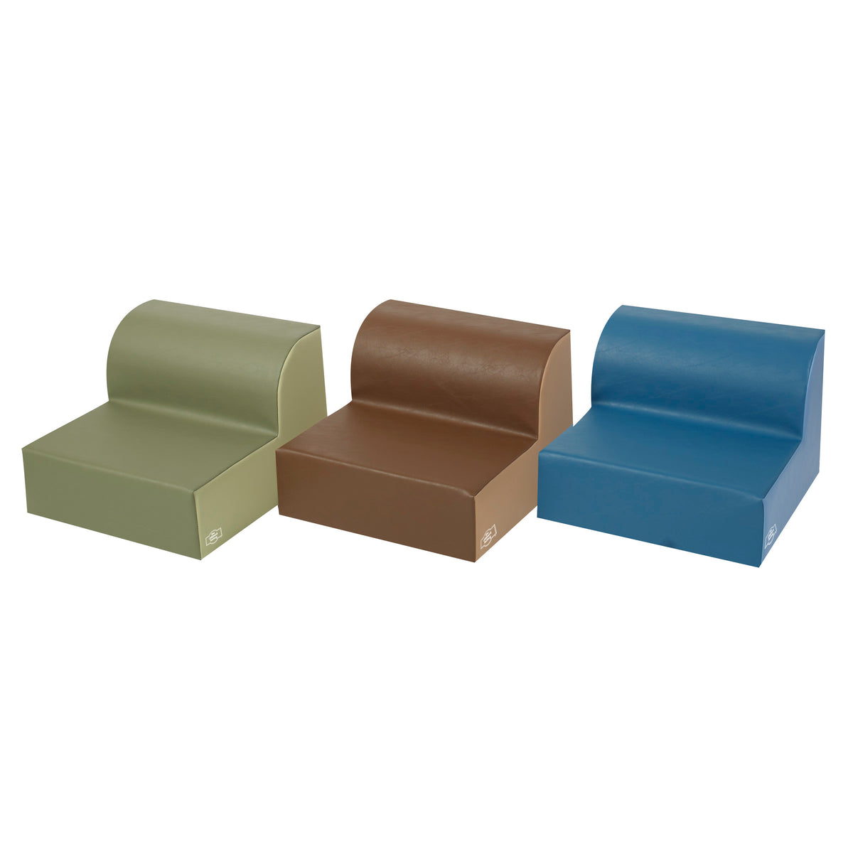 Two-Tone Foam Reading Loungers, Set of 3, Woodland, view 2