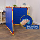 Large Right Angle Freestanding Classroom Divider Panel, view 6