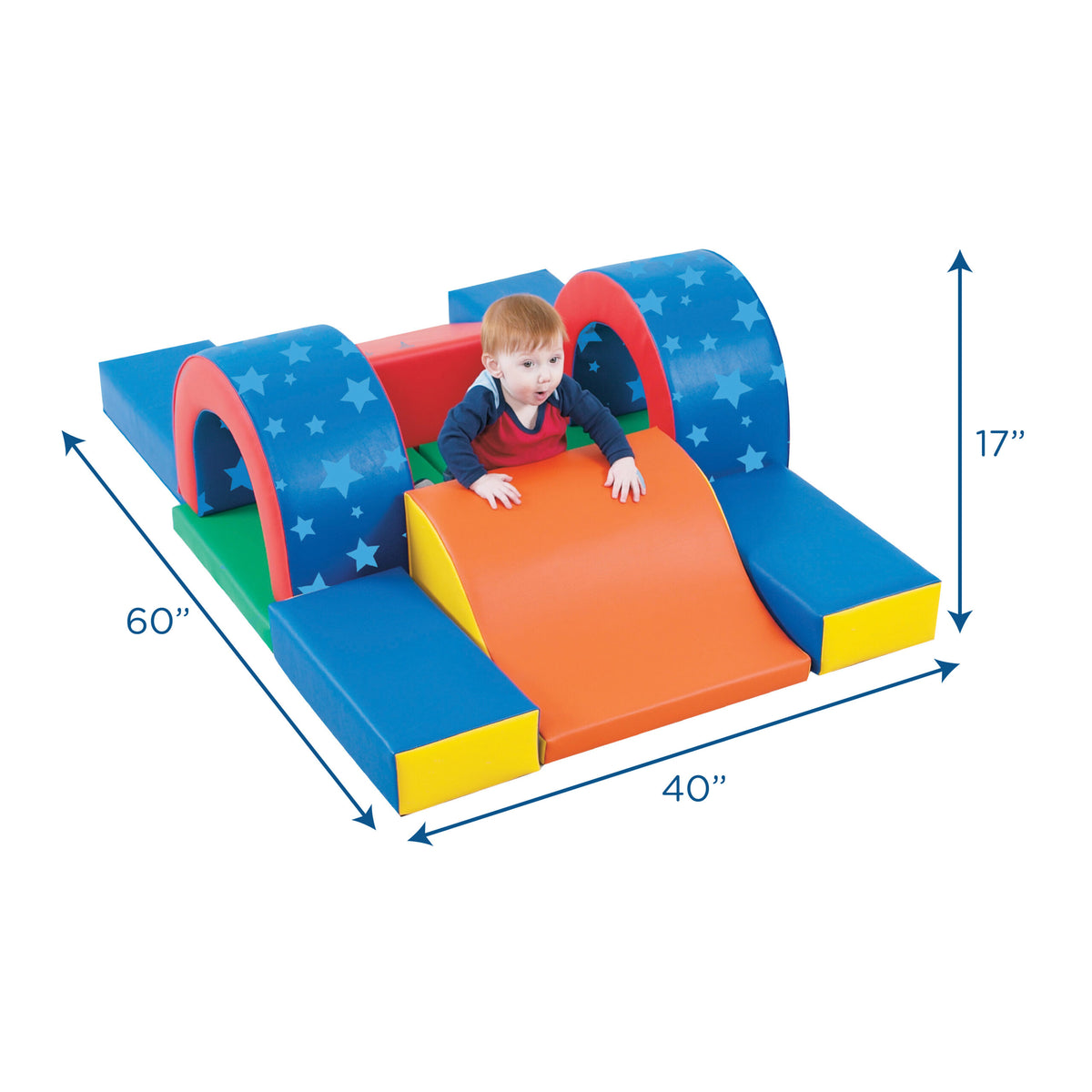 10-Piece Infant Soft Play Crawl Climber Set, view 2