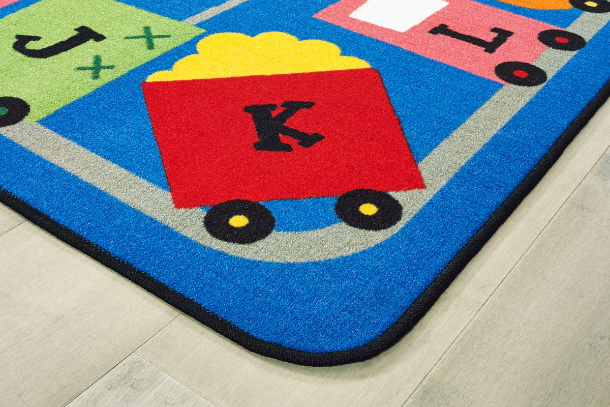 Alphabet Fun Train Classroom Rug, view 7