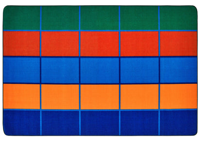 Color Blocks Value Seating Classroom Rug