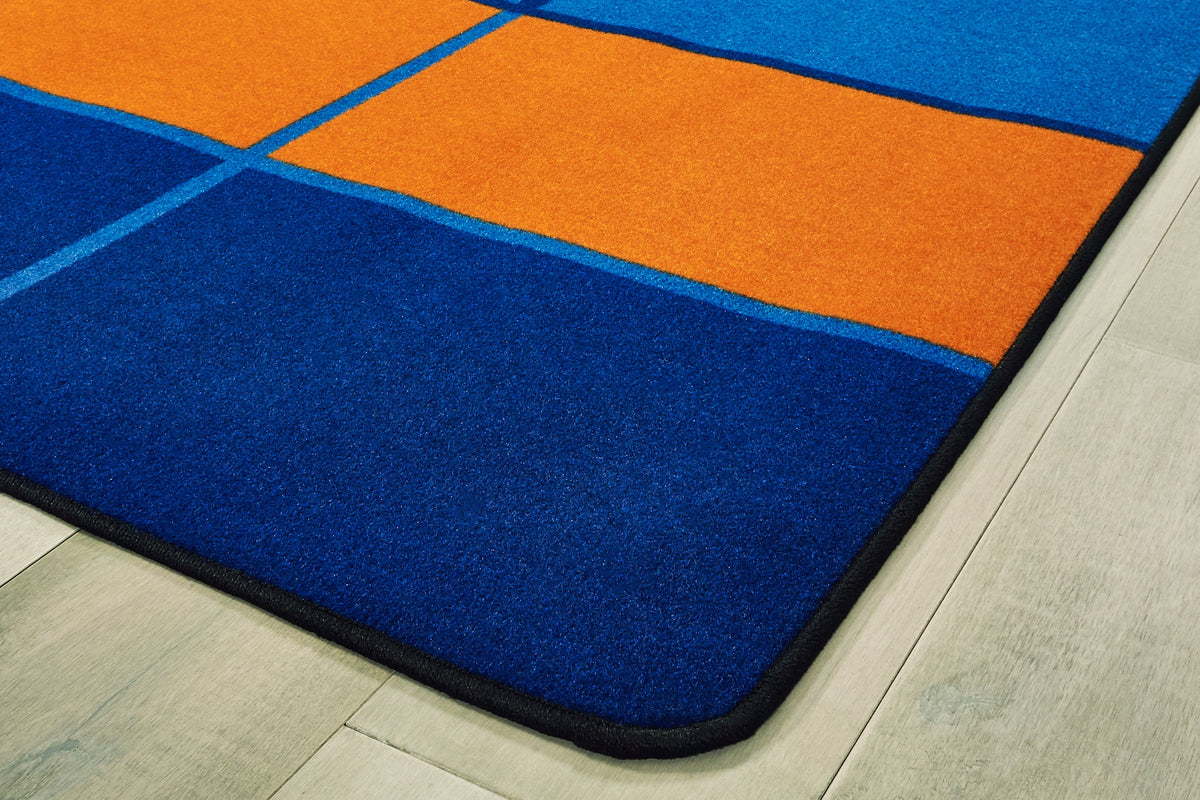 Color Blocks Value Seating Classroom Rug, view 2